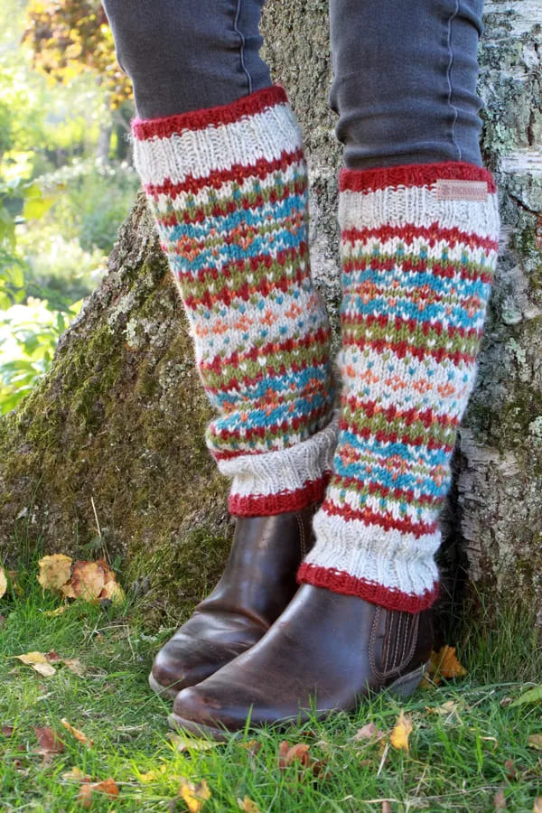 Iona Legwarmer Burgundy