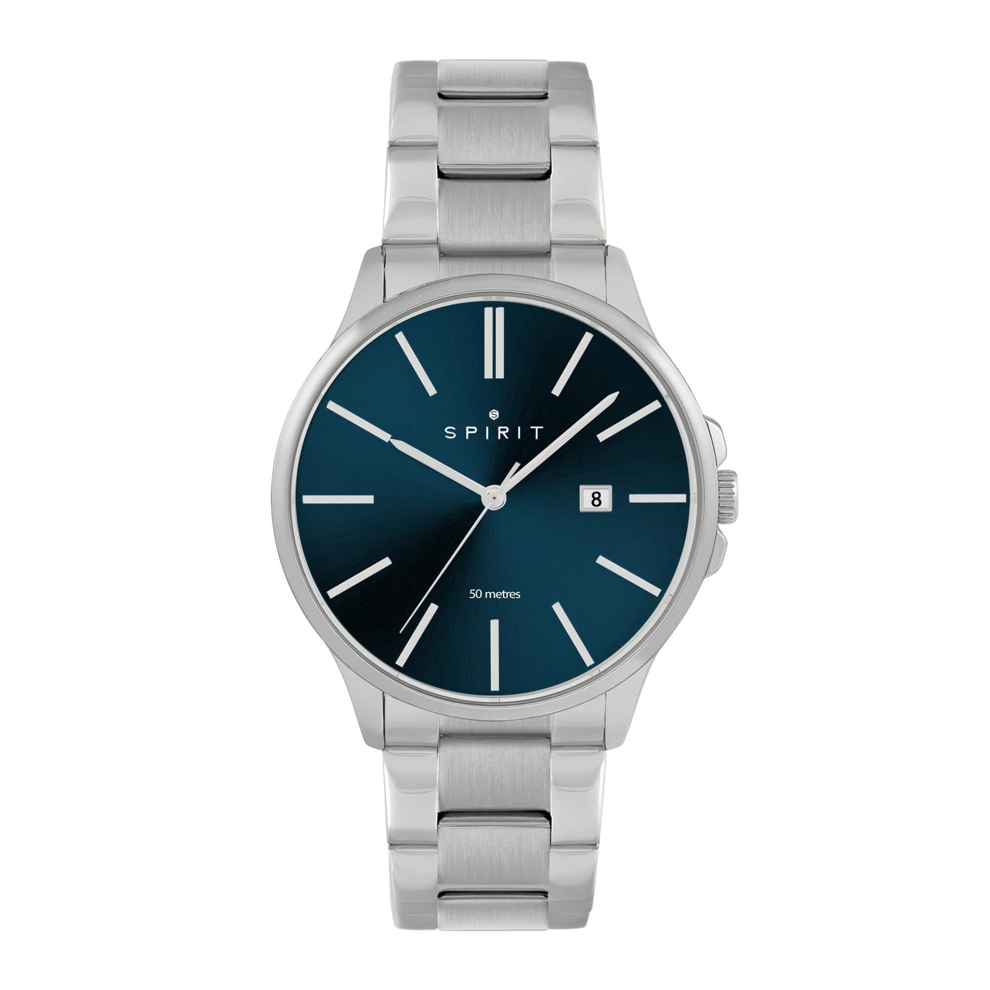 Gents Classic Polished Silver Bracelet Watch