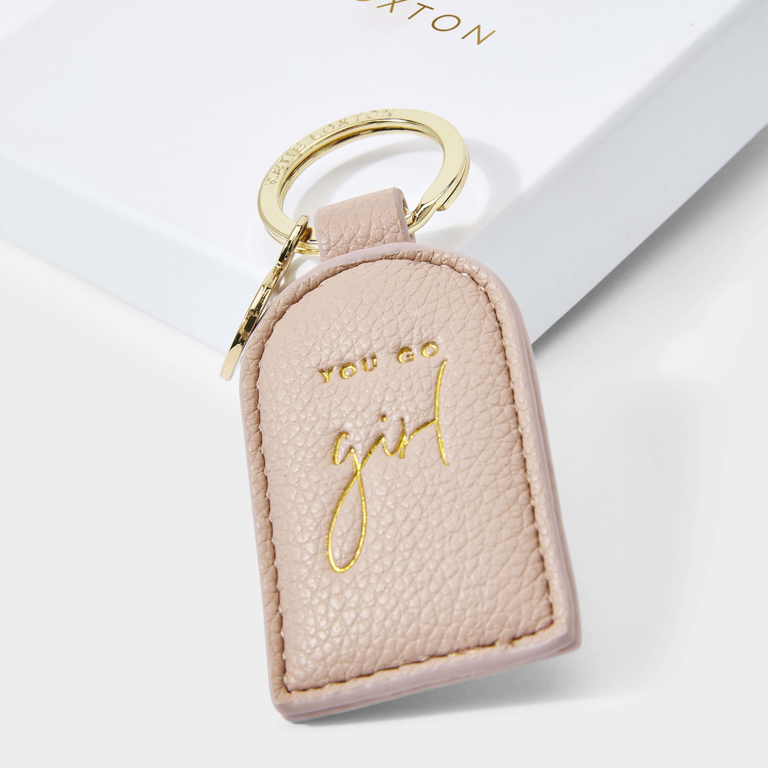 Beautifully Boxed Keyring | You Go Girl | Pink