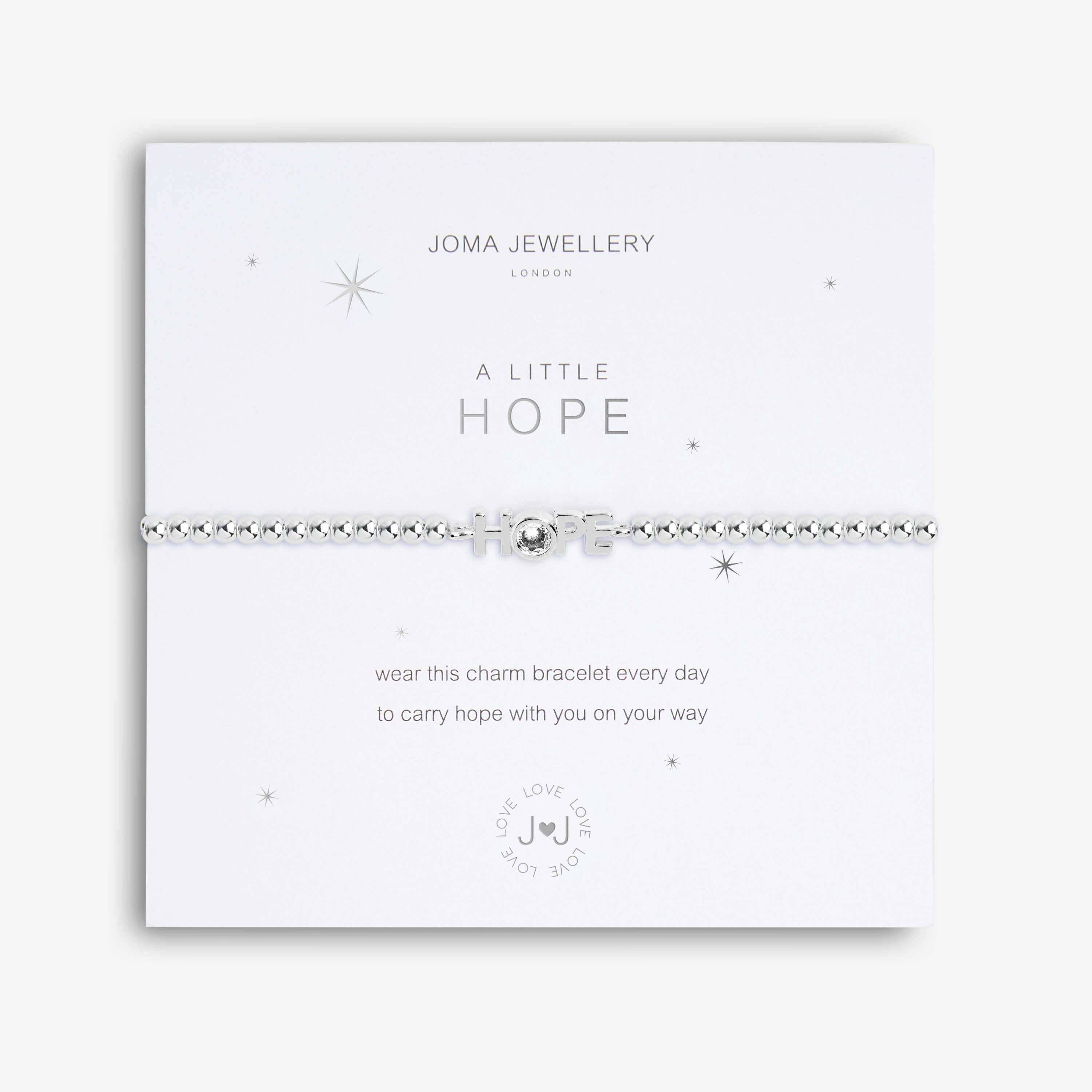 A Little | Hope | Silver | Bracelet | 17.5cm Stretch