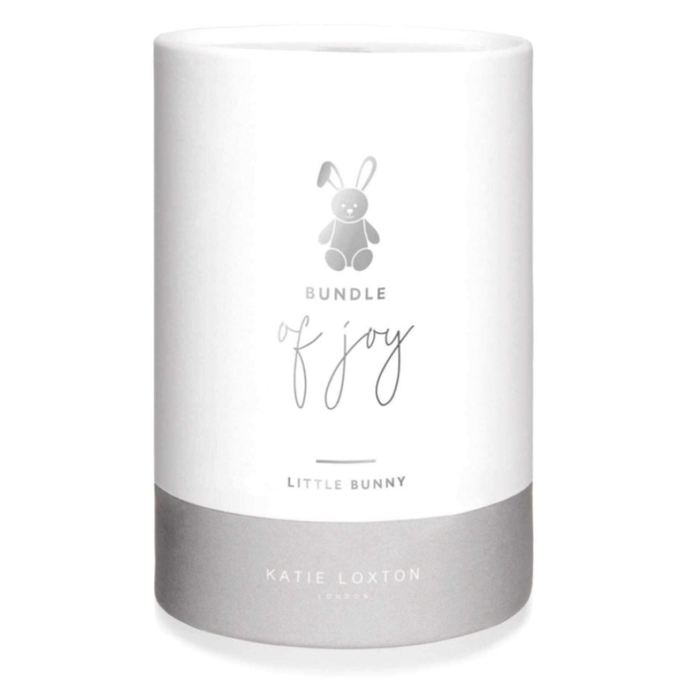 Baby Toy - Bunny - White And Grey - 16x14x12cm