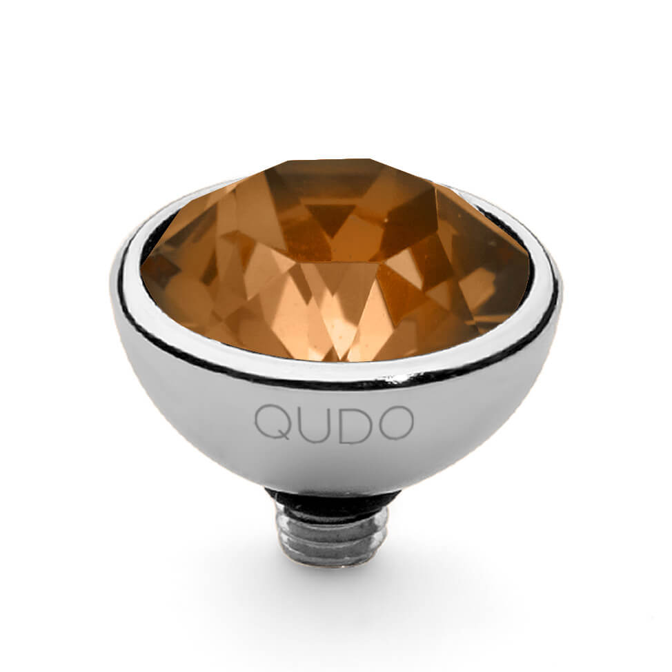 BOTTONE (S/P) 10mm Light Smoked Topaz Top