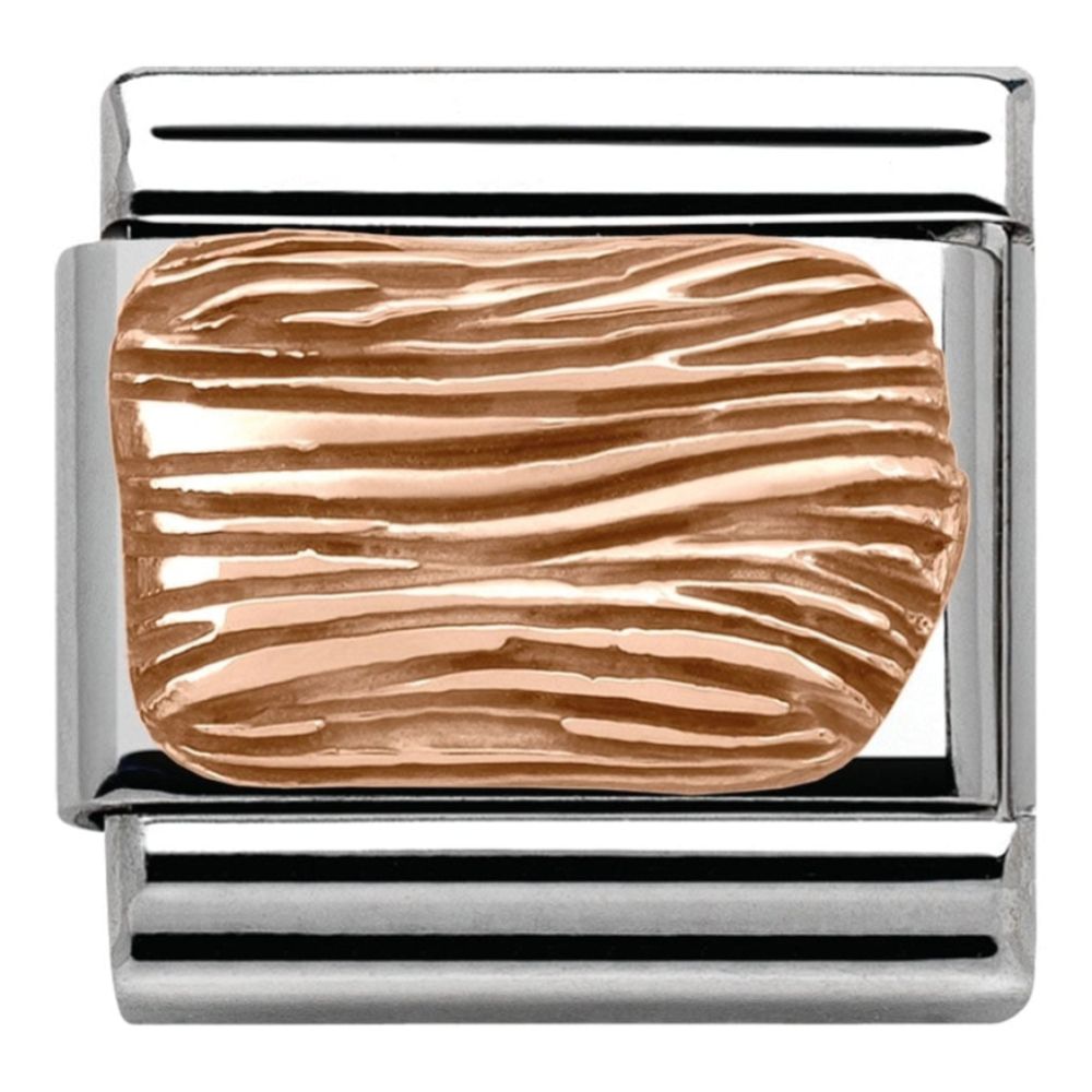 Classic Rose Gold Lined Link