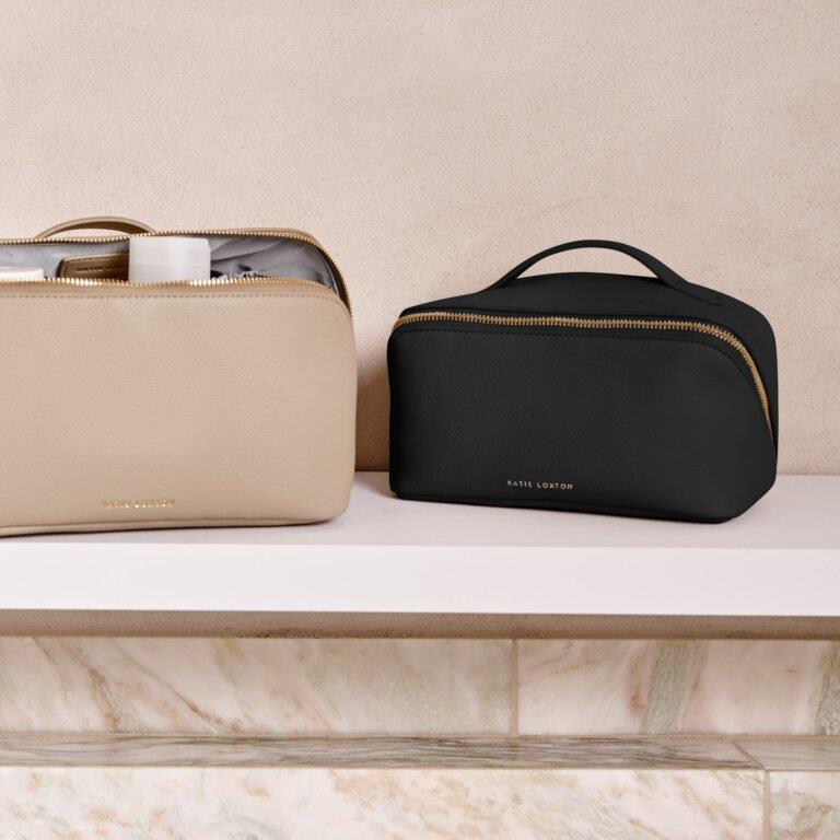 Medium Make Up / Wash Bag - Black
