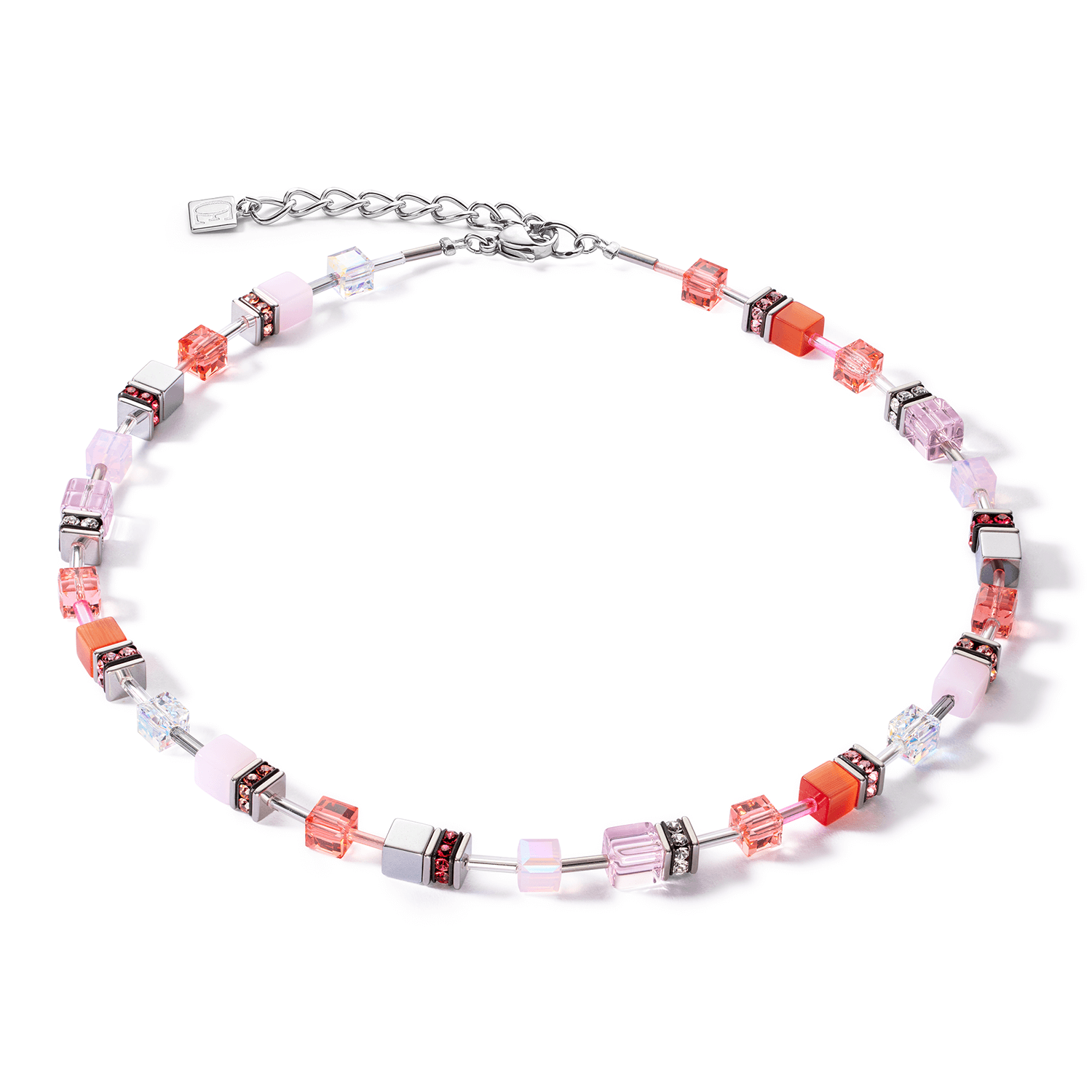 GeoCUBE Iconic Joyful Red Colour Necklace