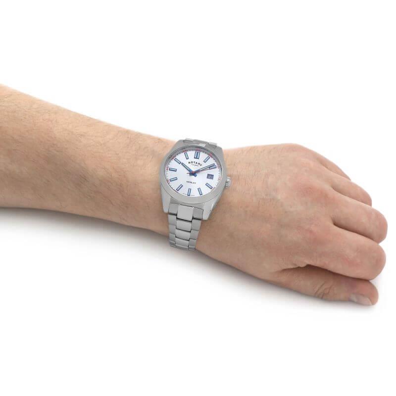 Henley Quartz Sapphire Silver Dial Gents Watch