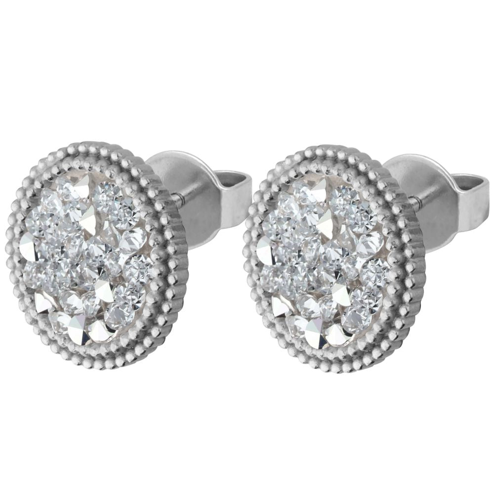 Fabero Flat (S/P) 15mm Comet Argent Light Stud