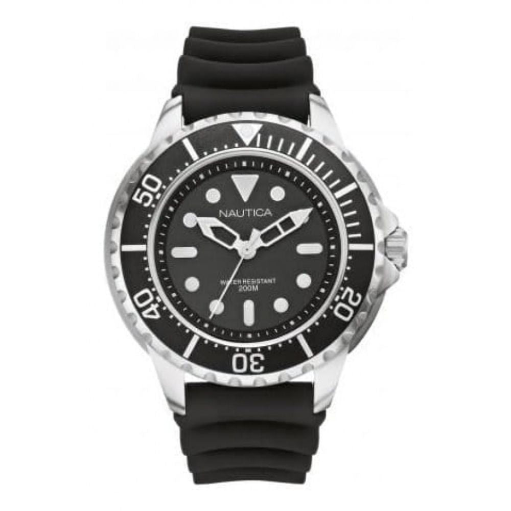 Gents Black NMX 650 Rubber Watch
