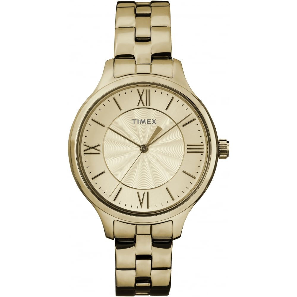 Womens Trend 36mm Gold-Tone Case/ Bracelet