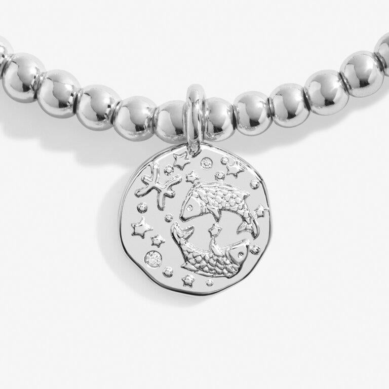 Star Sign A Little 'Pisces' Silver Plated Bracelet