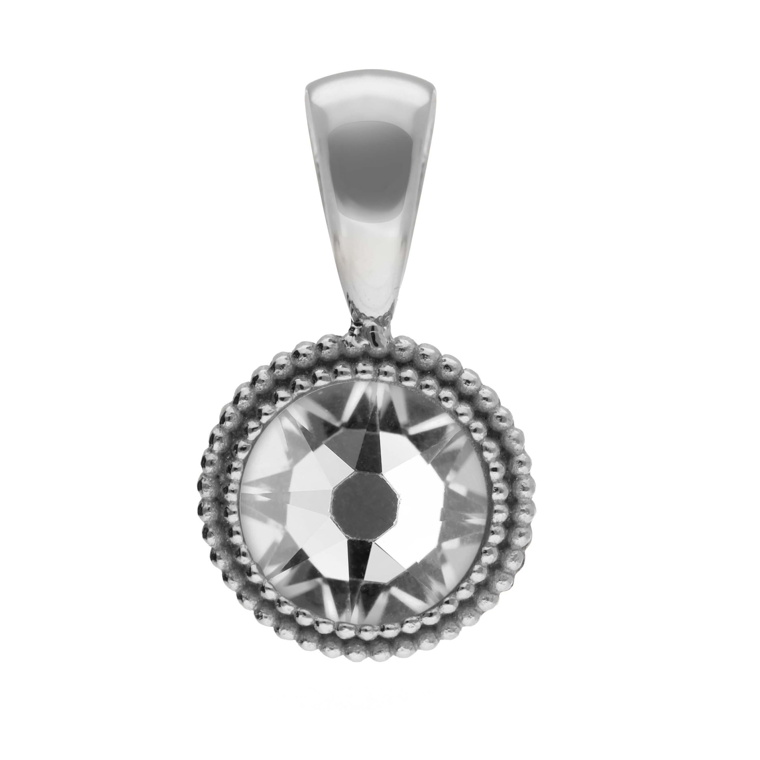 Fabero Flat (S/P) 10mm Crystal Pendant