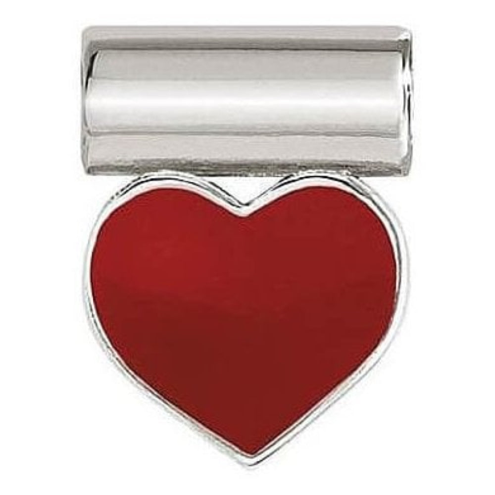 SeiMia Symbols In 925 Silver & Enamel Red Heart