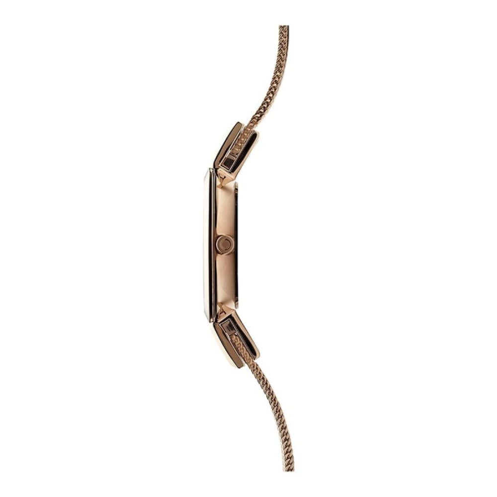SIV - AZURE Rose Gold Plated Stainless Steel Mesh Bracelet Watch