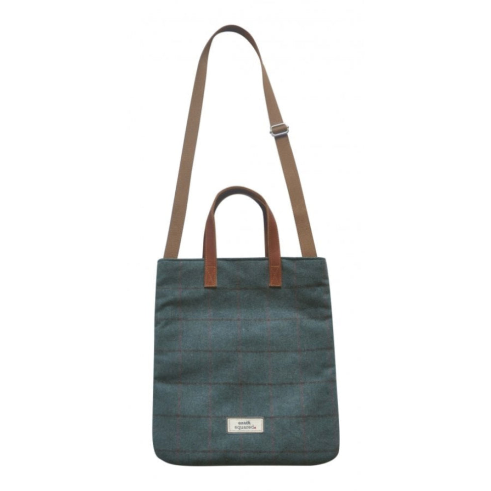 Steel Blue Herringbone Harriett Bag