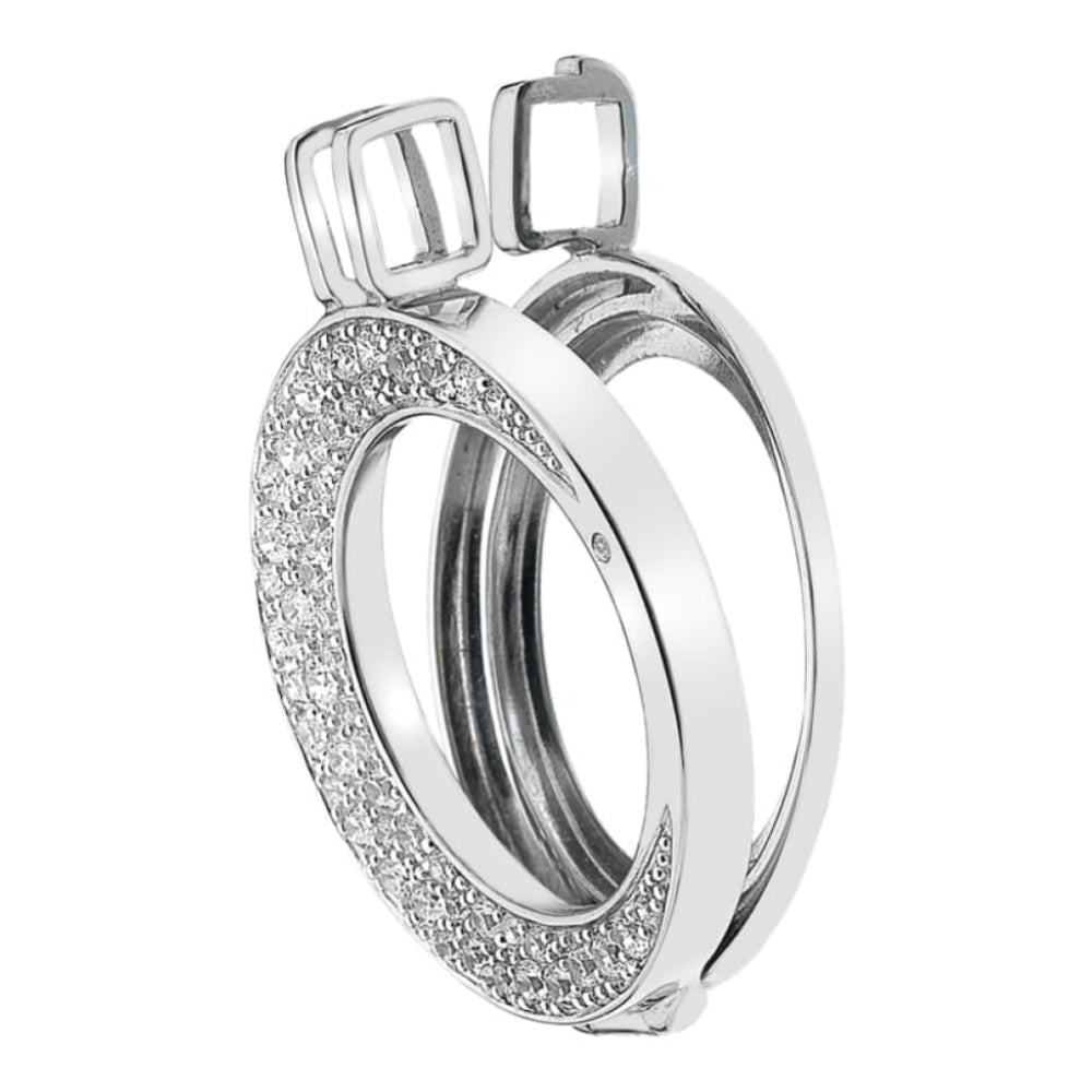Mezzaluna Sterling Silver Keeper - 25mm