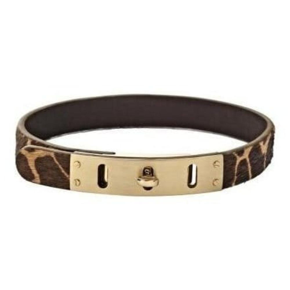 Ladies Iconic Giraffe Print Strap Bracelet
