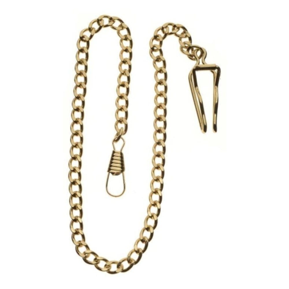 Open Face Gold Plated Quartz Pocket Watch