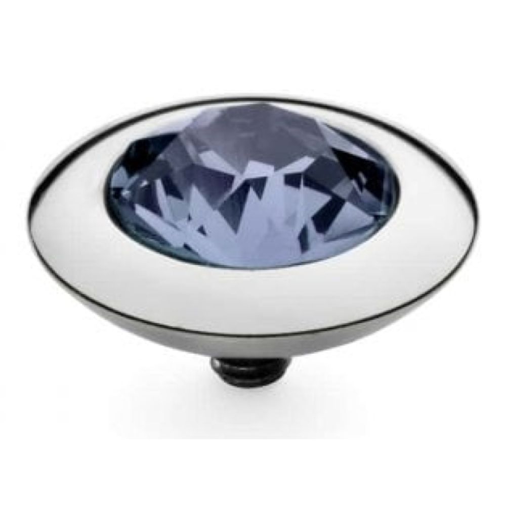 Famosa Silver 13mm Tondo Ring Top Provence Lavender