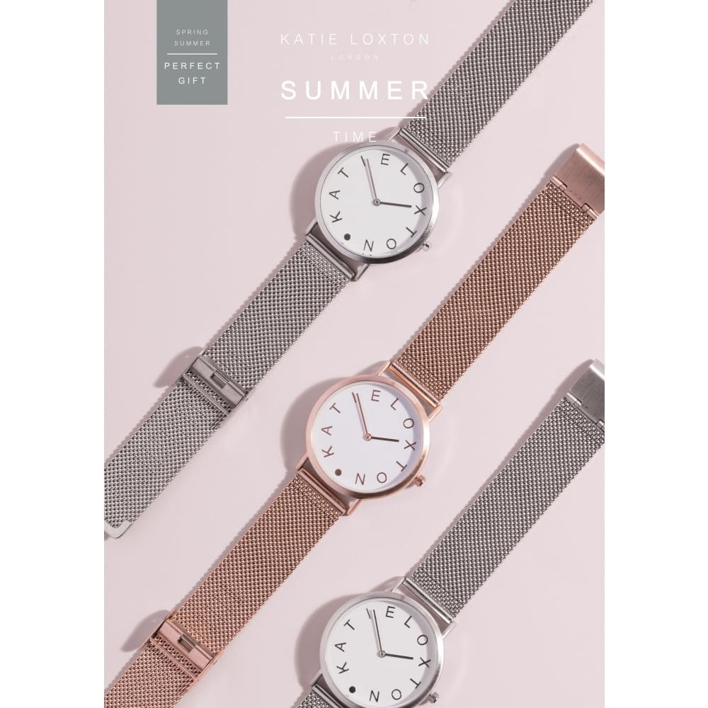 RAI Rose Gold Plated Chain Mail Watch