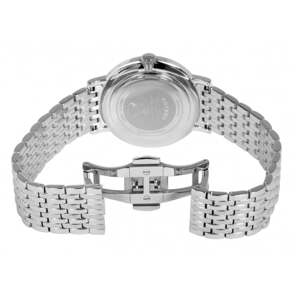 Les Originales Windsor Chrome Plated Date Display Watch
