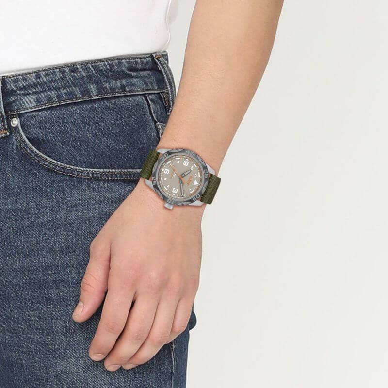 #TREK Military Green Strap Gents Watch