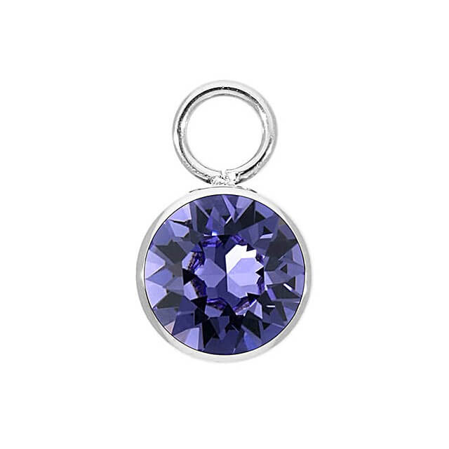 Tanzanite Charm BOTTONE 10mm (SS)