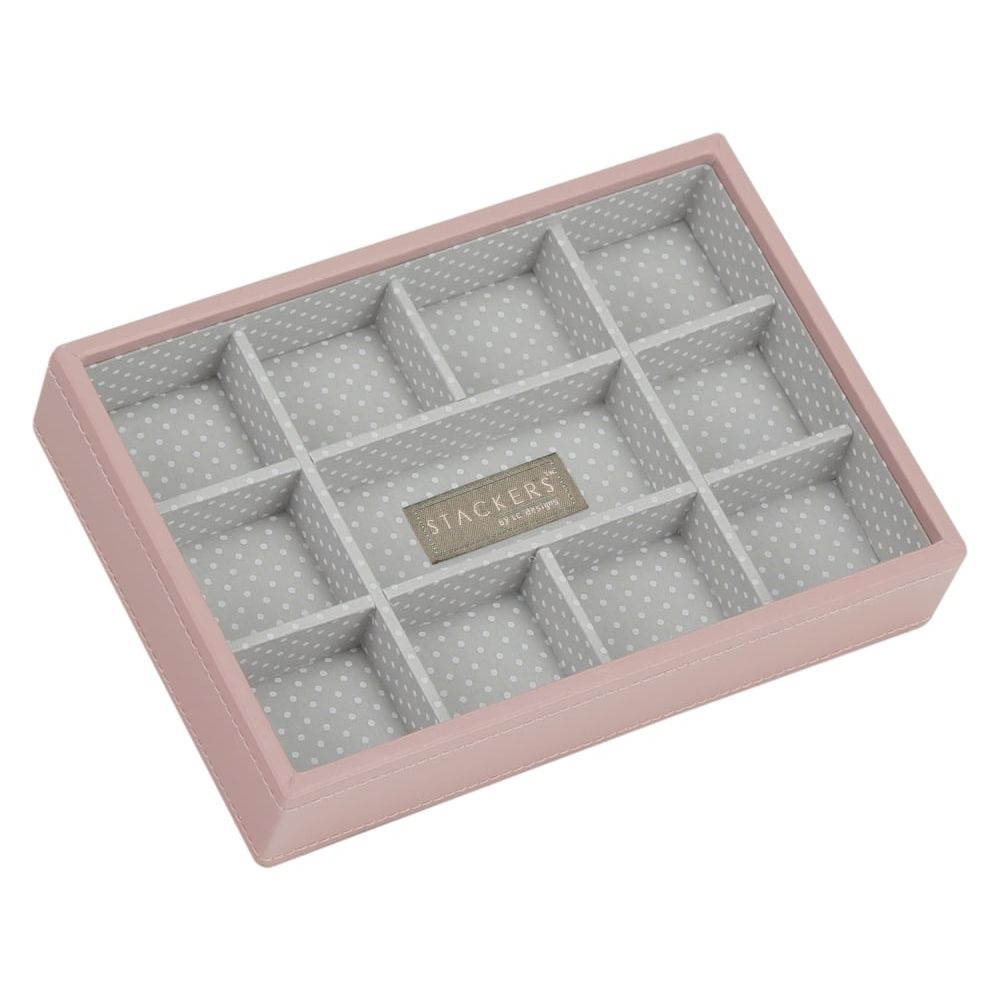 Soft Pink Mini 11 Section Open Stacker