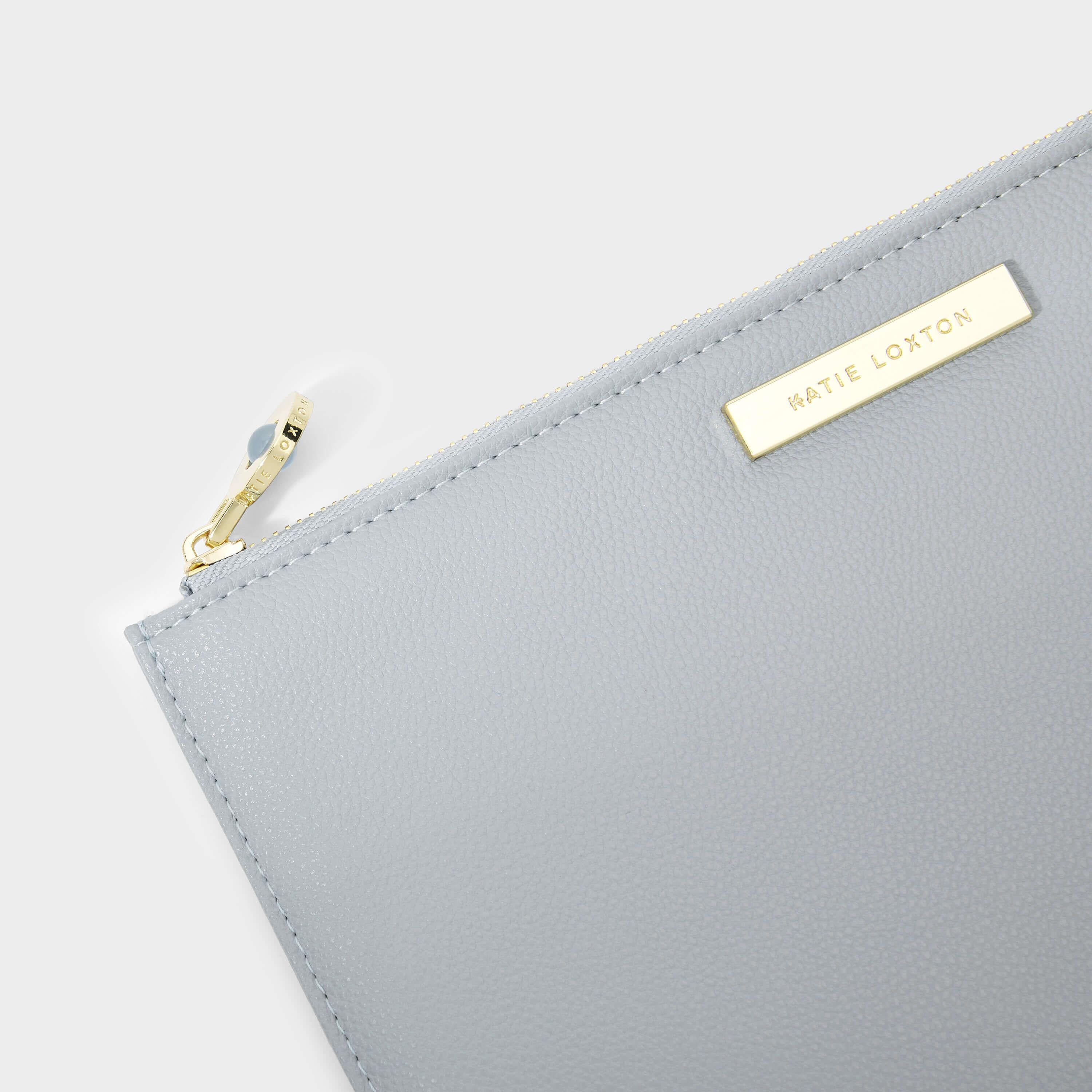 Bridal Semi-Precious Stone Pouch | Thank You For Helping Me Tie The Knot | Blue/ Aqua | 16 X 24 X 1.5cm