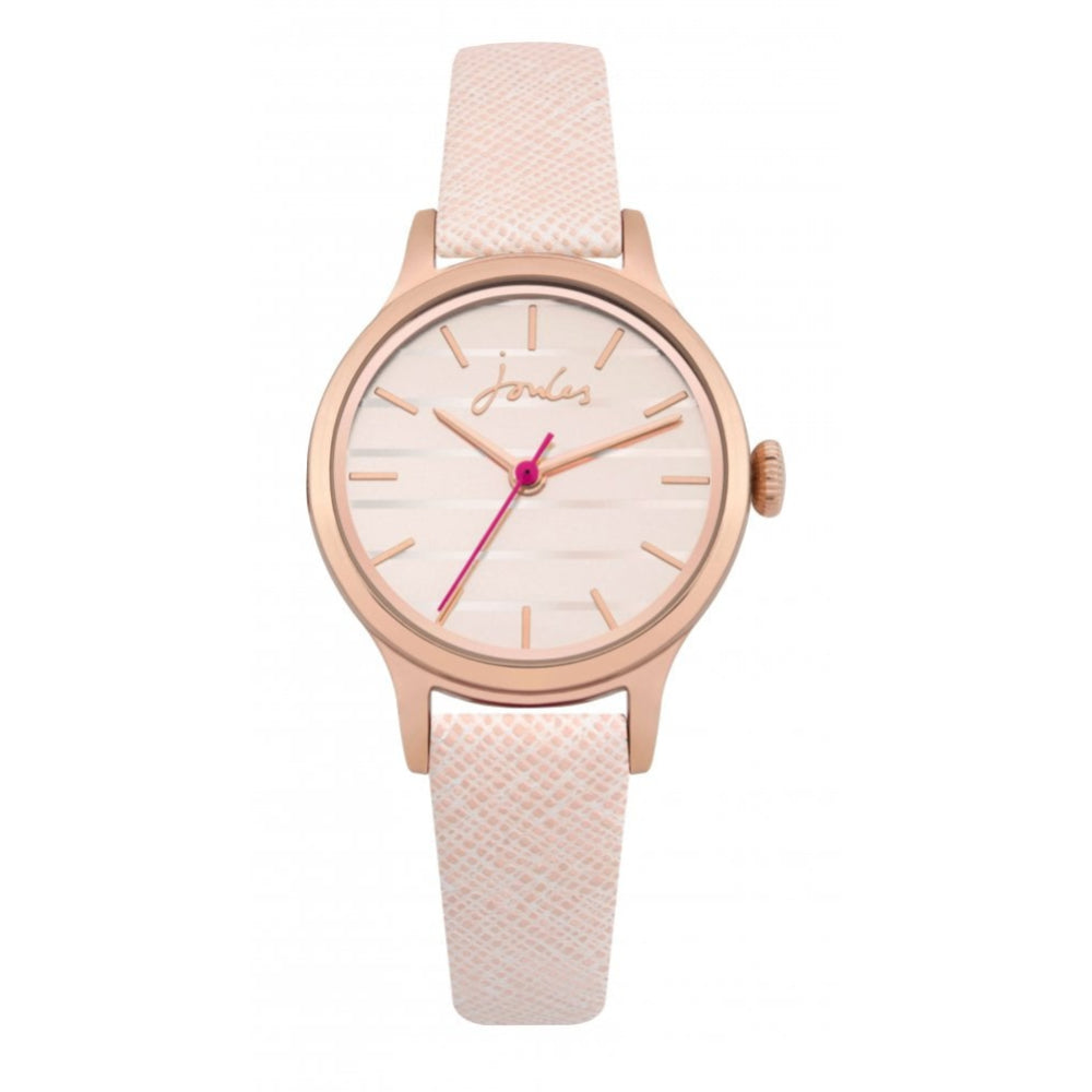 Blush Saffiano Leather Strap Rose gold Dial Ladies Watch