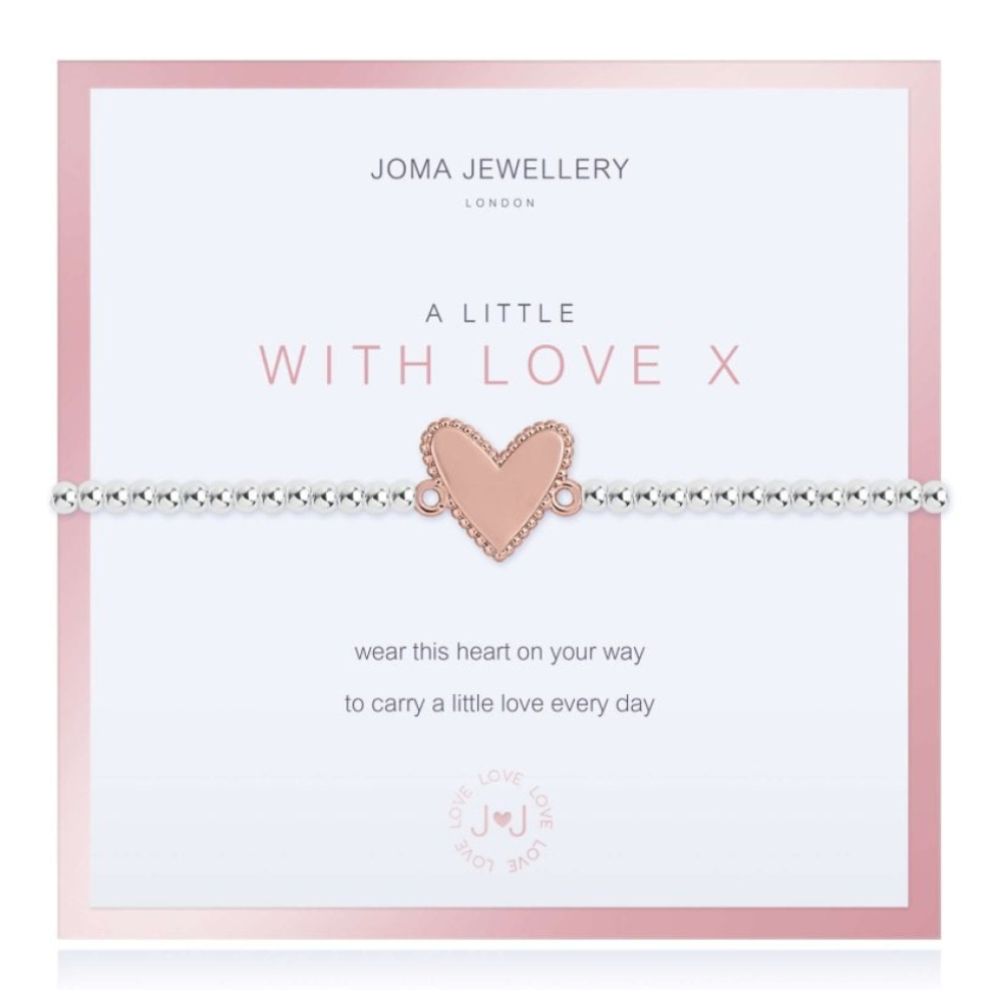 Beautifully Boxed A Littles | With Love | Bracelet | 17.5cm Stretch