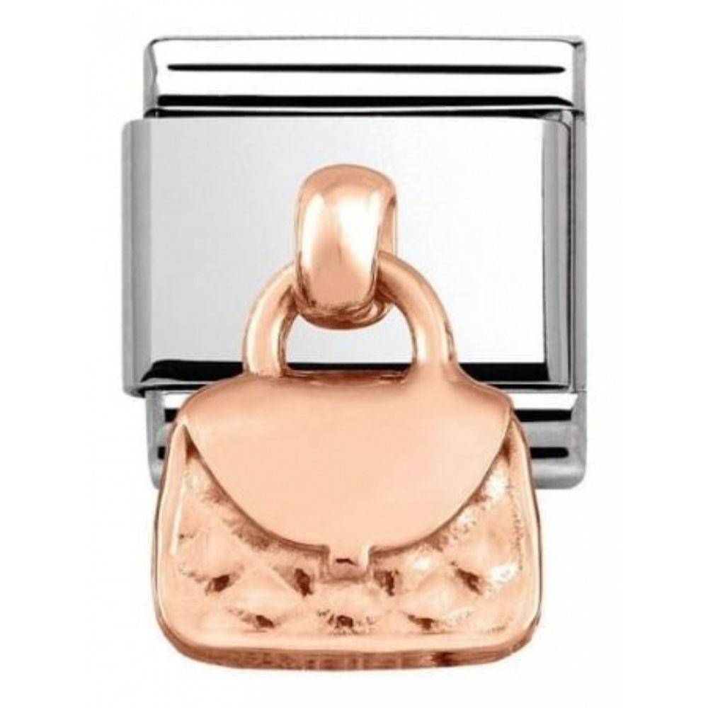 Classic Rose Gold Pendant Hand Bag