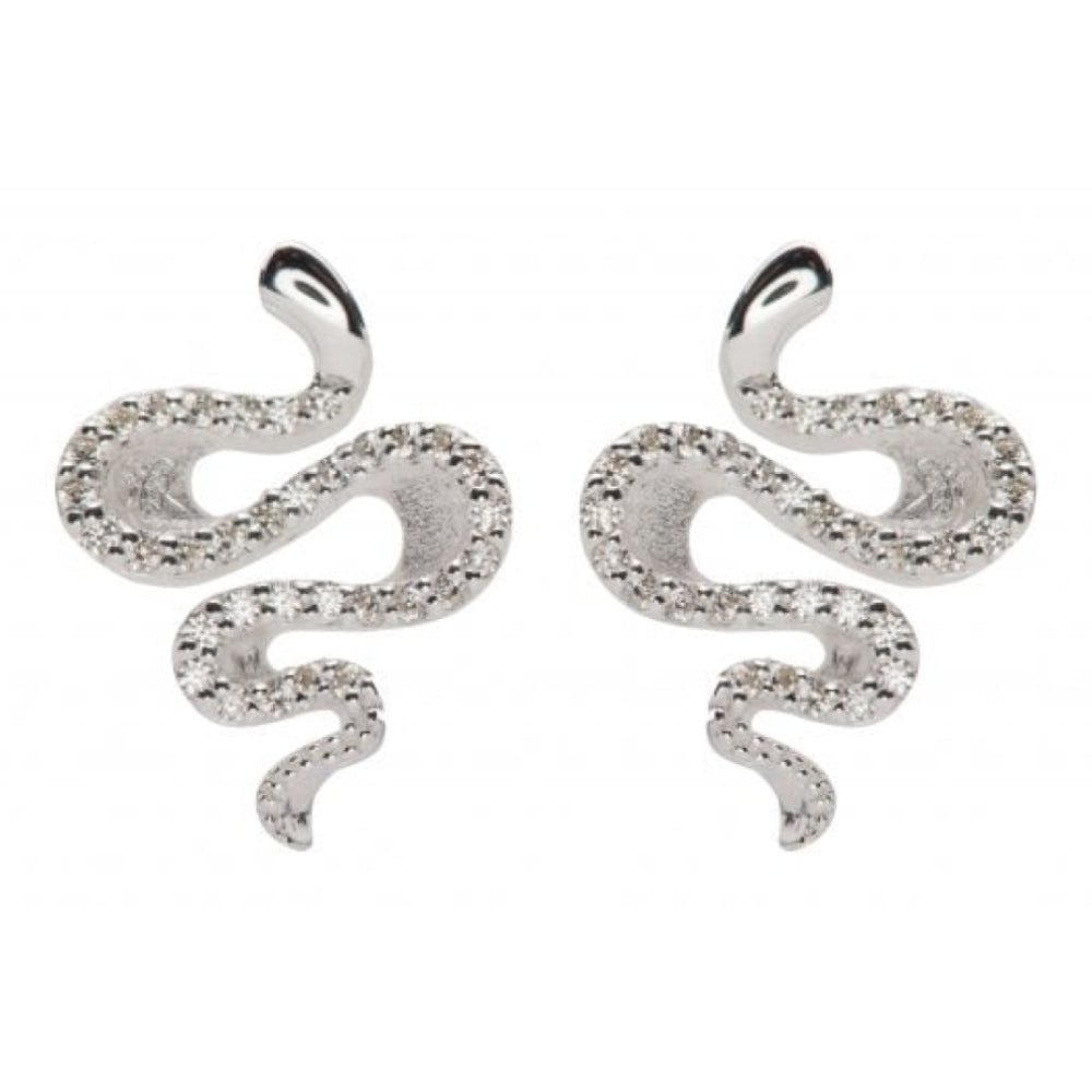 Sterling Silver 925 Earrings with CZ