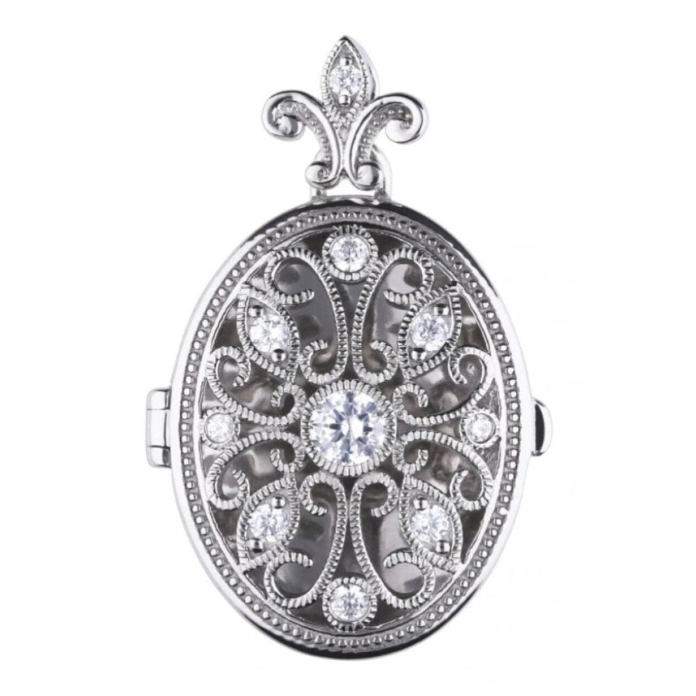 Oval Filigree Locket