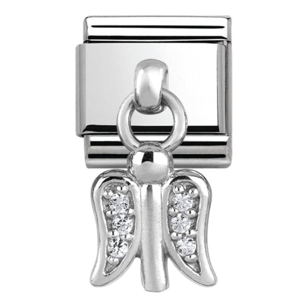 Classic CZ Angel Charm Link