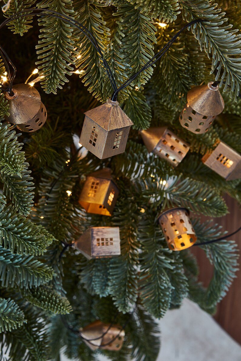Winter Village Gold LED