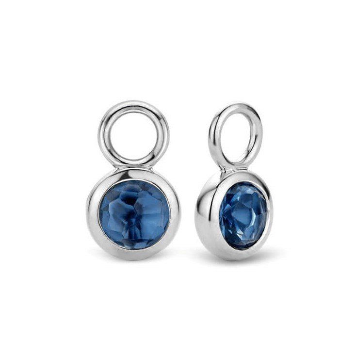 Blue Silver Ear Charm