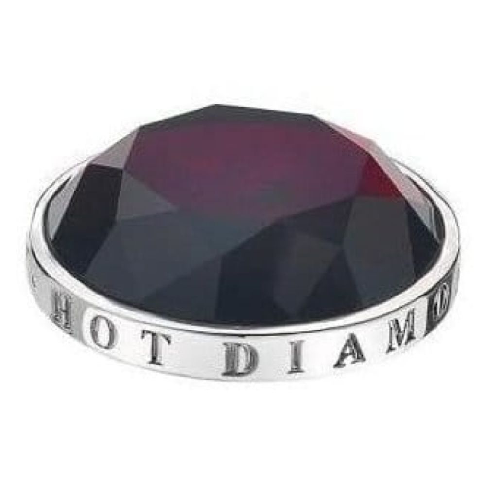 Ladies 25mm Fire Faceted Coin