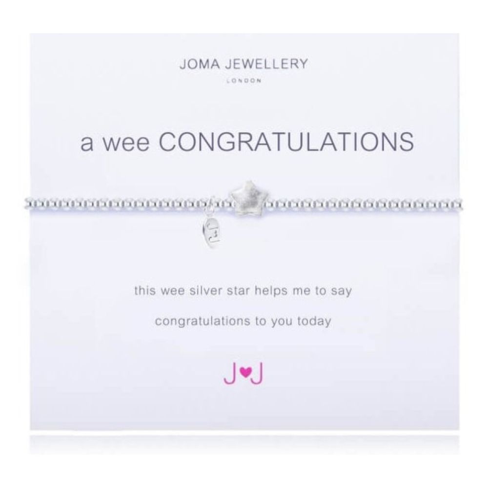 A Wee 'Congratulations' Bracelet