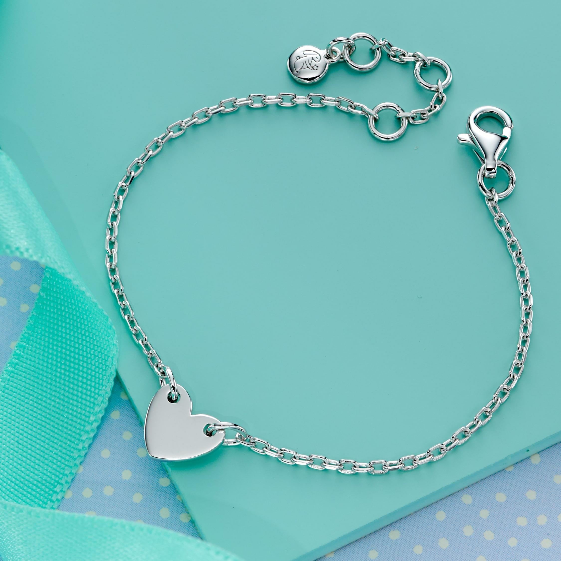 Anna - Silver Heart Bracelet