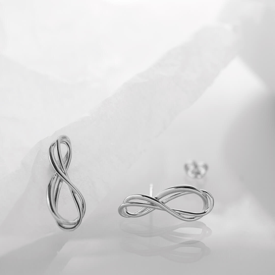 Infinity Stud Earrings