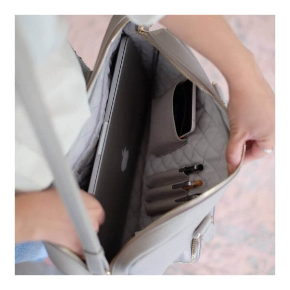 Taupe Laptop Bag