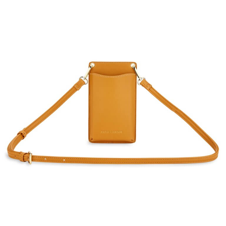 Bea Cell Bag | Dark Amber | 18cm X 10.5cm X 1.5cm