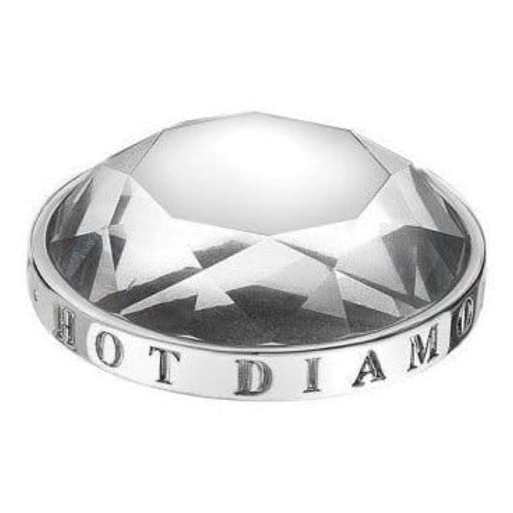Ladies 33mm Ice Coin Silver