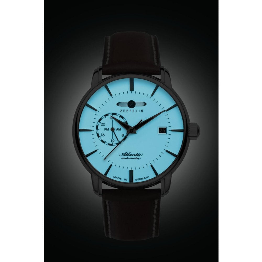 Atlantic Light Brown Strap With Beige Dial Men's Watch