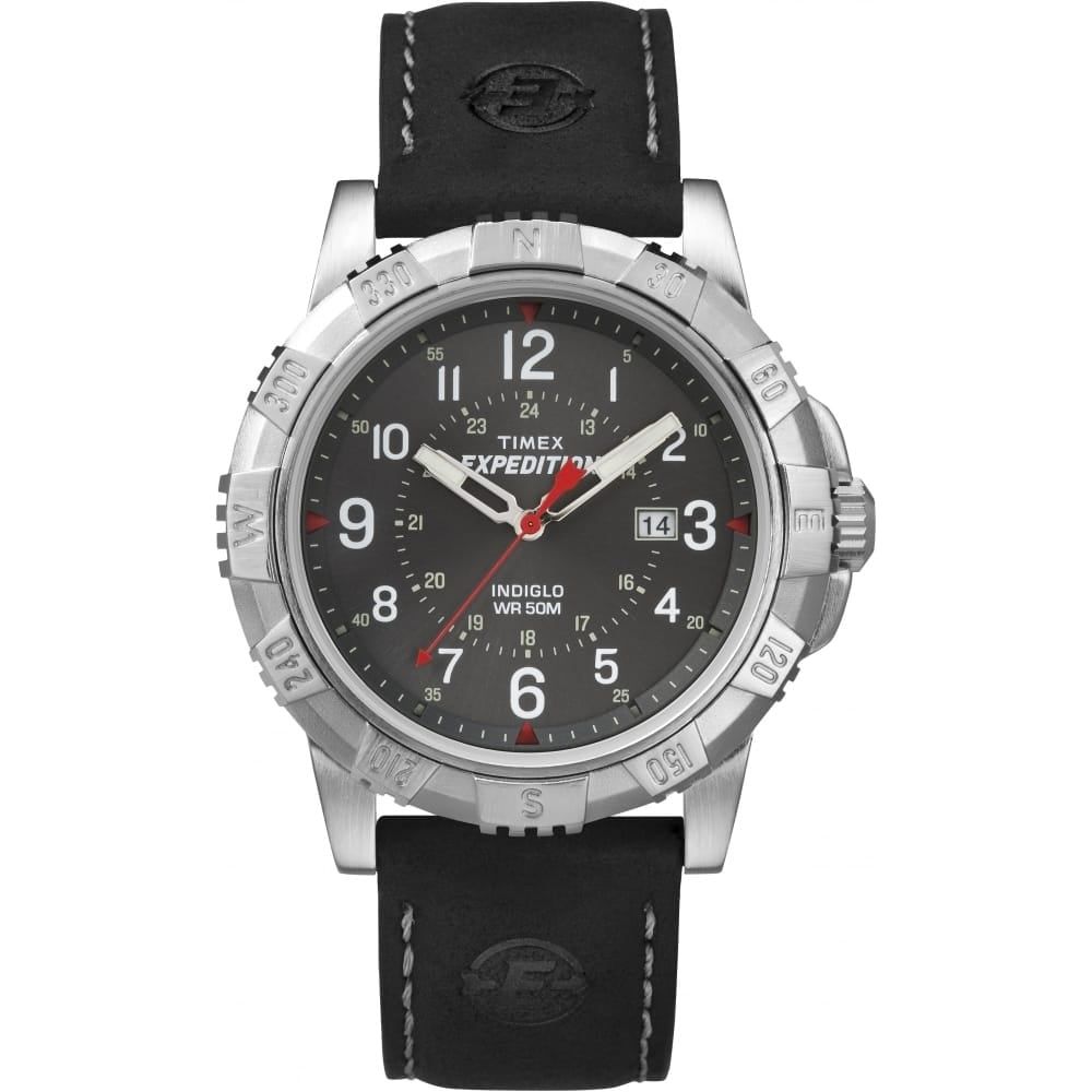 EXPEDITION RUGGED FIELD BLACK DIAL BLK LTHR