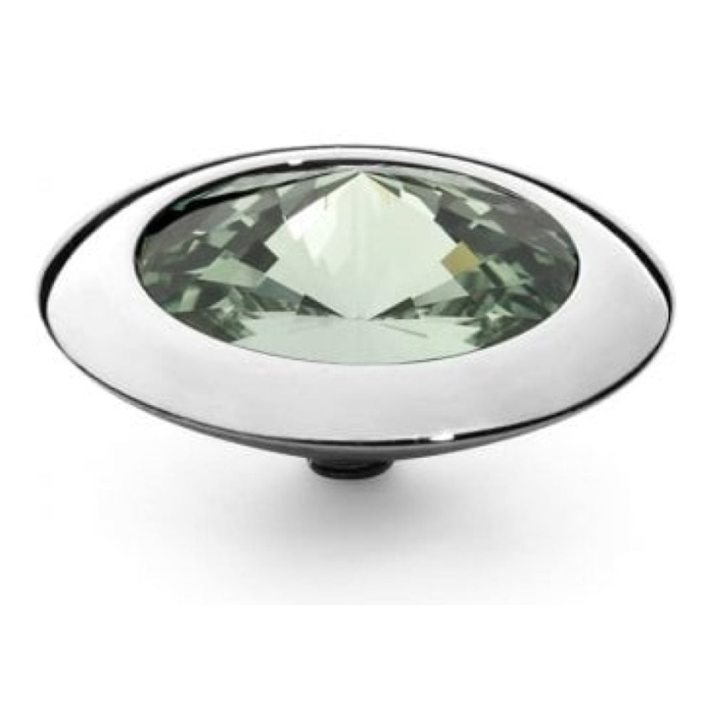 Famosa Silver 16mm Tondo Ring Top Chrysolite