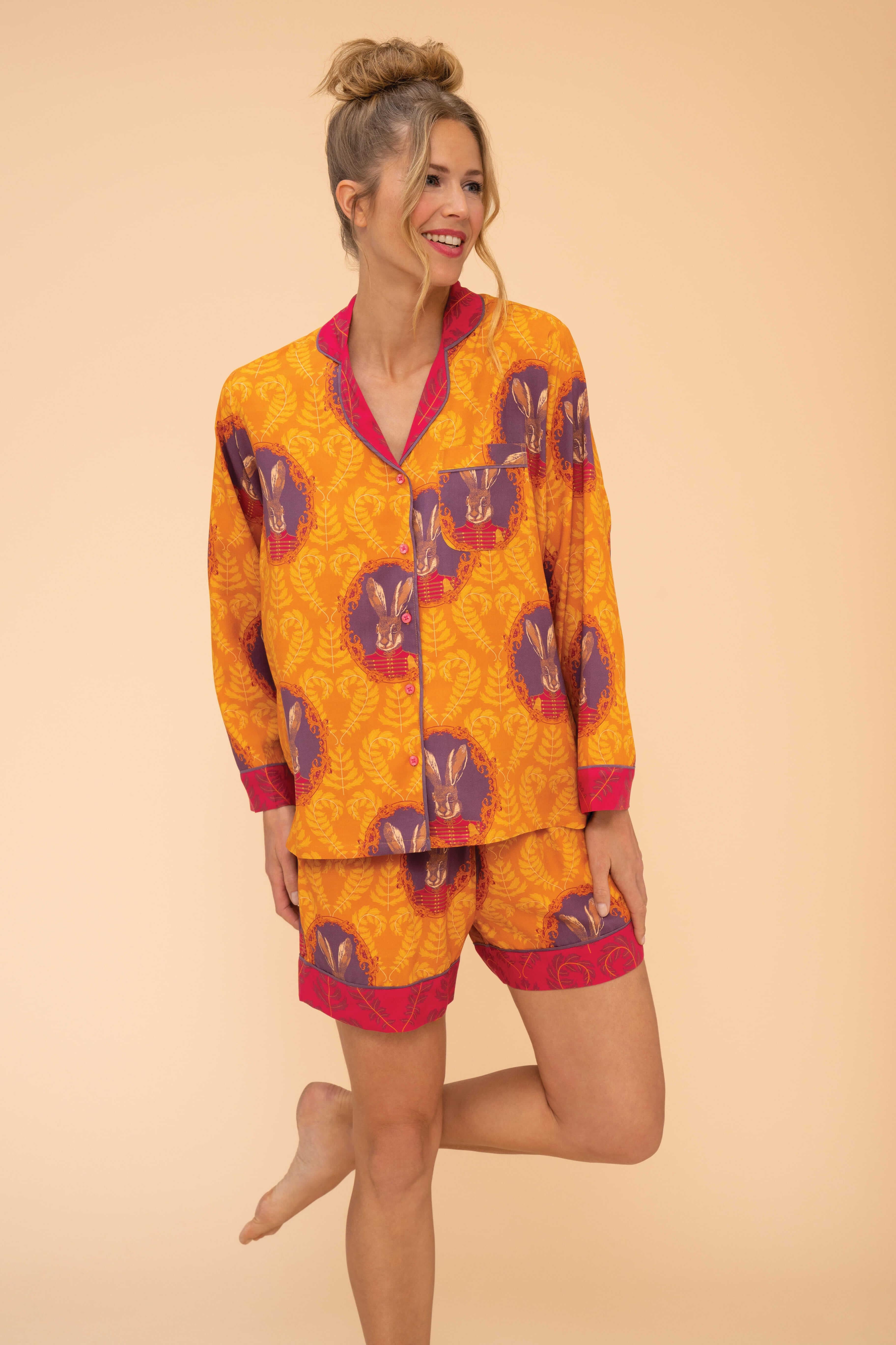 Regal Hare Pyjamas- Mustard