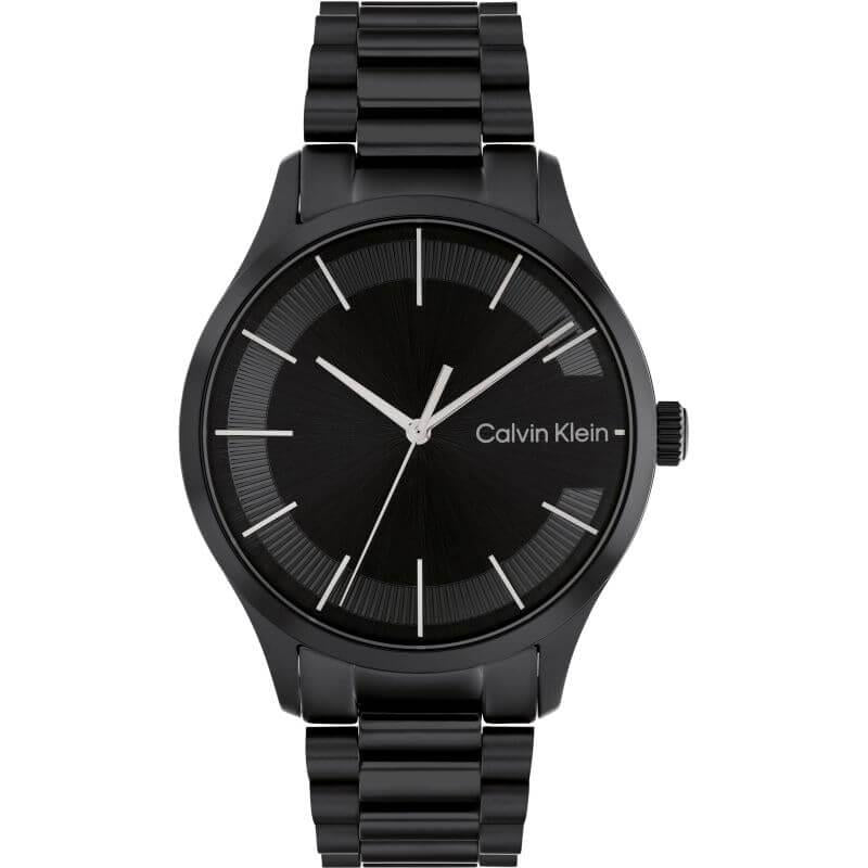 Iconic 40mm Black Dial & Bracelet Strap Watch