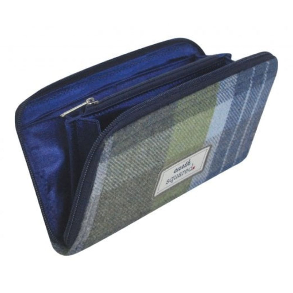 Coastal Blue Tweed Wallet