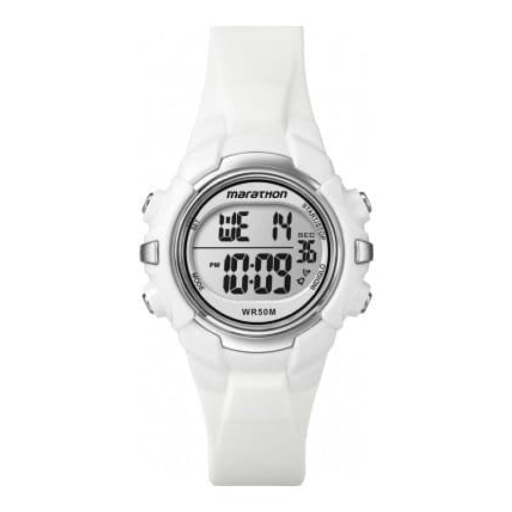 White Marathon Wristwatch